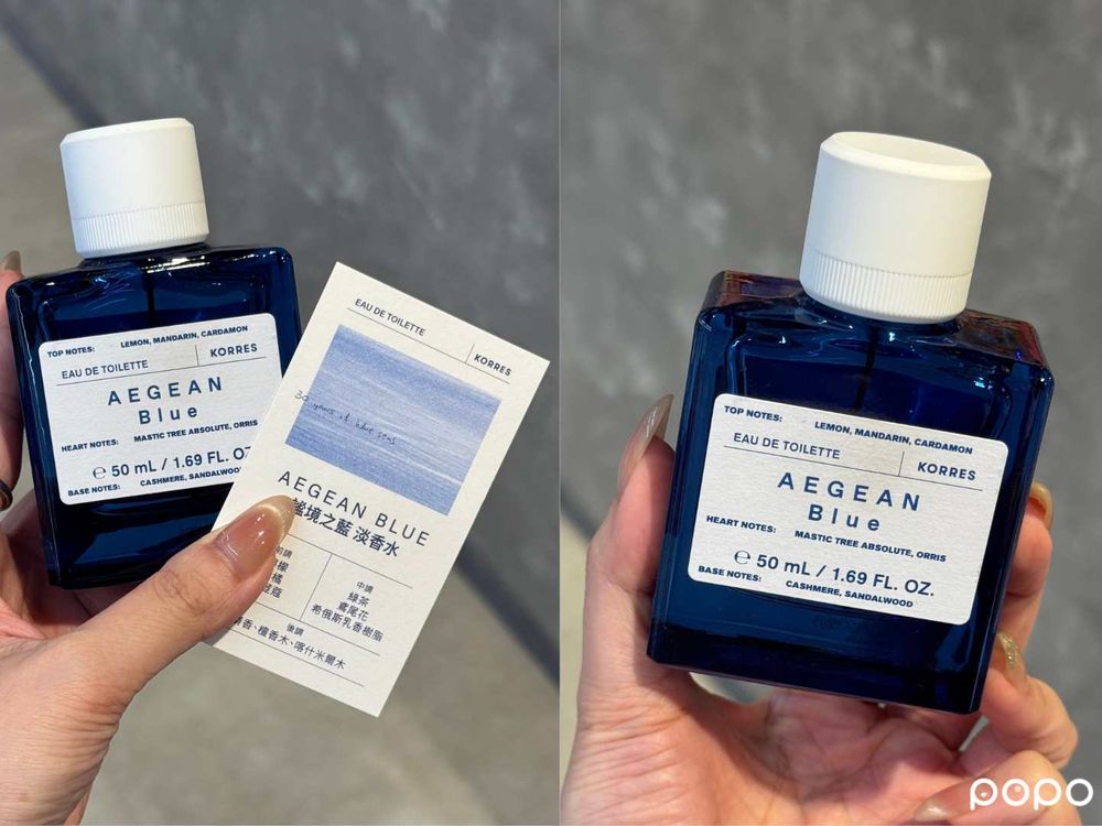 希臘最美的藍被裝進香水瓶！KORRES 30周年「BLUE地中海藍」限定系列，乳香綠意、礦物海風、暖陽柑橘，香味太迷人！-3