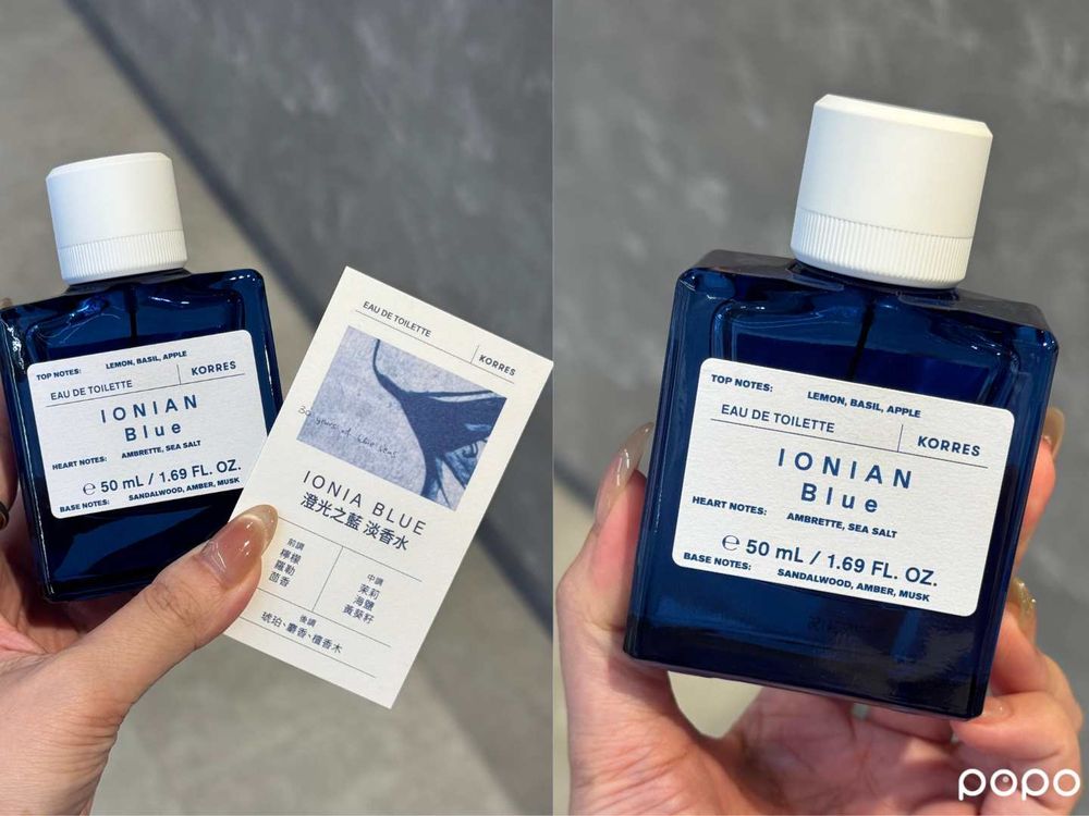 希臘最美的藍被裝進香水瓶！KORRES 30周年「BLUE地中海藍」限定系列，乳香綠意、礦物海風、暖陽柑橘，香味太迷人！-7