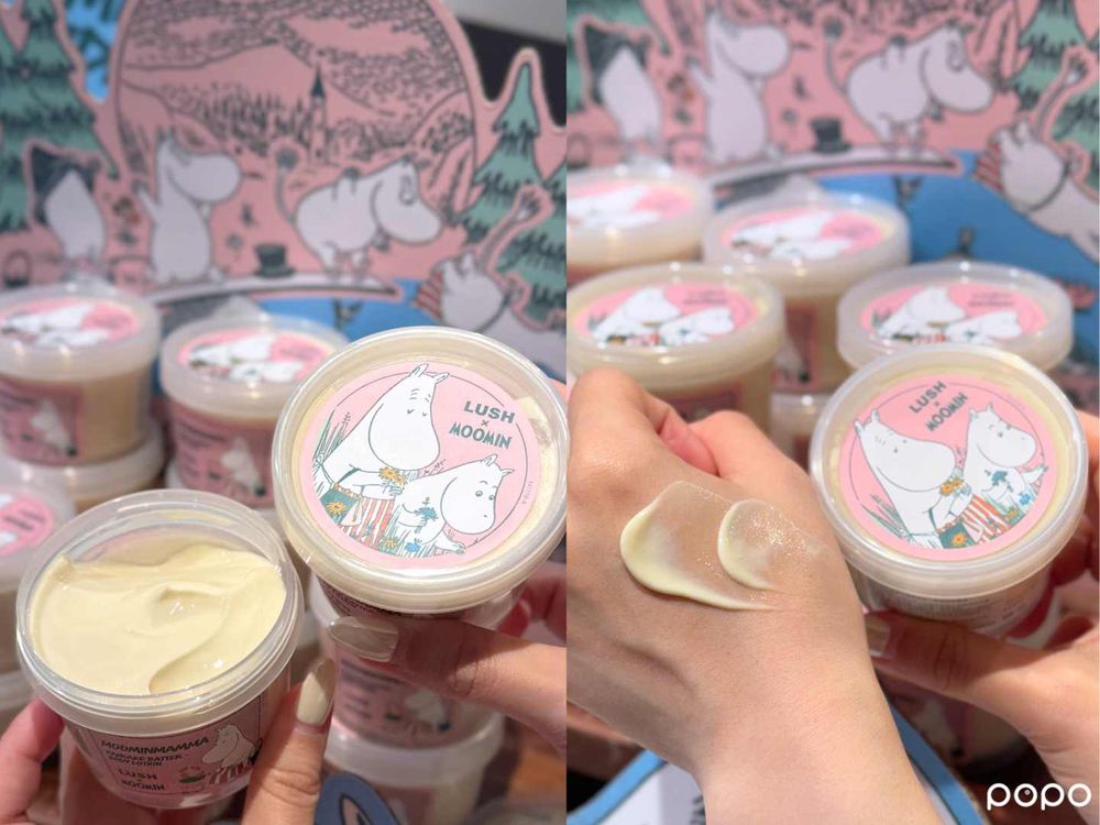 LUSH × Moomin姆明聯名太療癒！香水、汽泡彈、沐浴軟糖7款登場，雲莓身體噴霧官網限定！-4