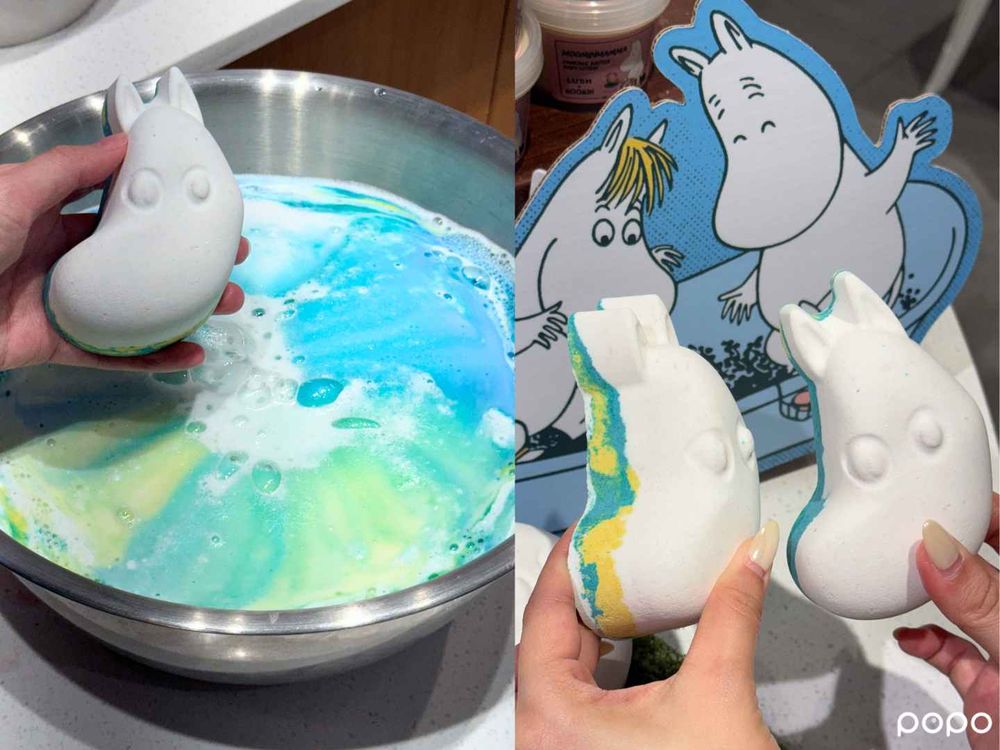 LUSH × Moomin姆明聯名太療癒！香水、汽泡彈、沐浴軟糖7款登場，雲莓身體噴霧官網限定！-6