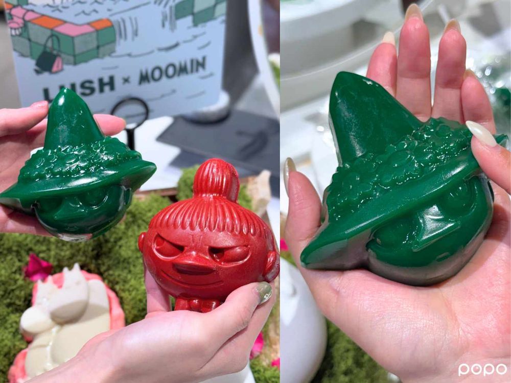 LUSH × Moomin姆明聯名太療癒！香水、汽泡彈、沐浴軟糖7款登場，雲莓身體噴霧官網限定！-2
