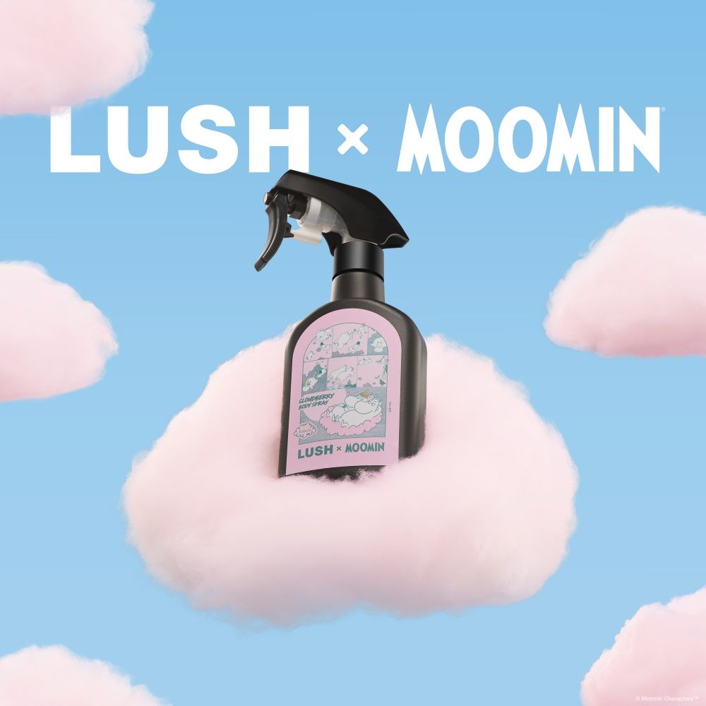 LUSH × Moomin姆明聯名太療癒！香水、汽泡彈、沐浴軟糖7款登場，雲莓身體噴霧官網限定！-9