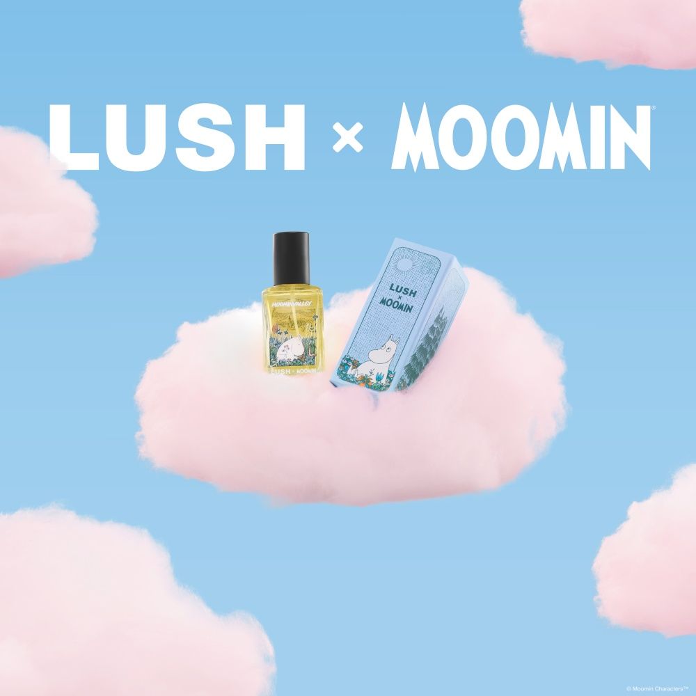 LUSH × Moomin姆明聯名太療癒！香水、汽泡彈、沐浴軟糖7款登場，雲莓身體噴霧官網限定！-10