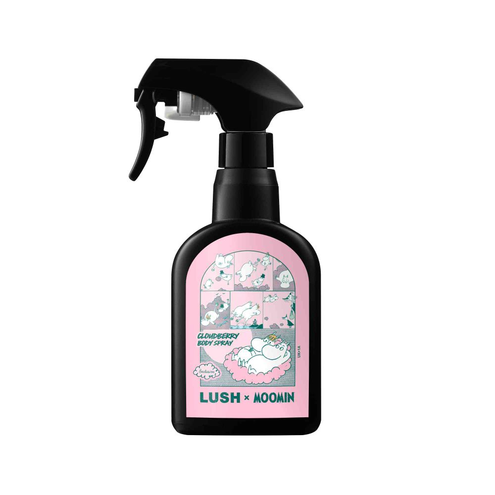 LUSH × Moomin姆明聯名太療癒！香水、汽泡彈、沐浴軟糖7款登場，雲莓身體噴霧官網限定！-12