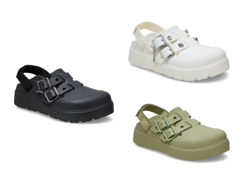Crocs又要賣翻了！全新「龐克洞洞鞋」甜酷登場！搖滾鉚釘＋樂福鞋超好看、一雙還能變兩種穿法！-9