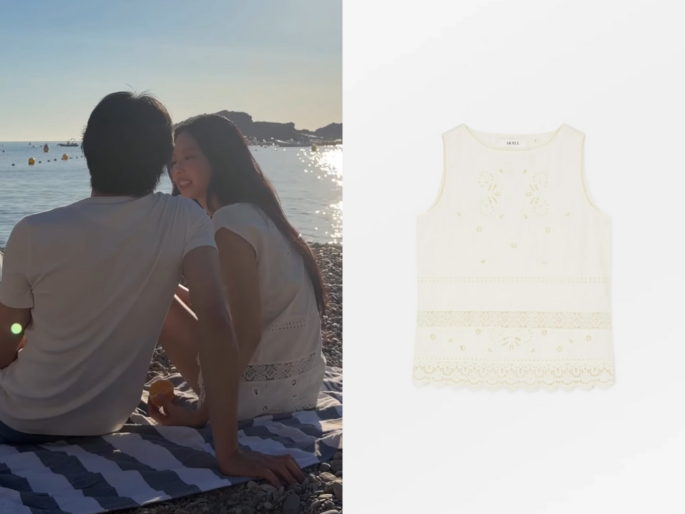 Jennie新歌〈Less Than a Lover〉穿什麼？5套「夏日仙女造型」全解析！每套都是約會度假模範穿搭！-12