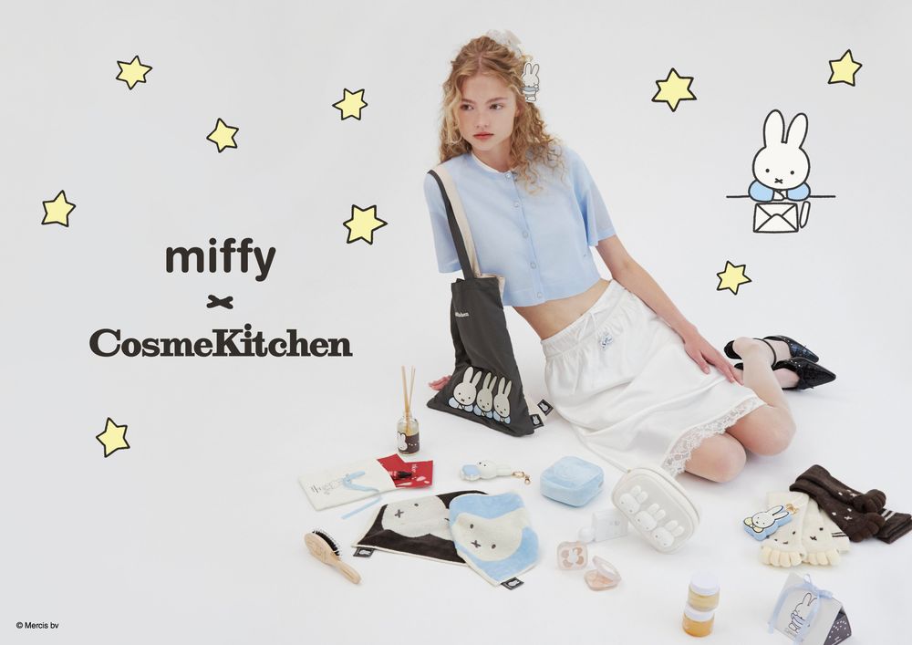 日本Cosme Kitchen×Miffy米飛兔第三波太犯規！四色底妝盤、兔兔護唇吊飾，18款限定萌物一次收！-2