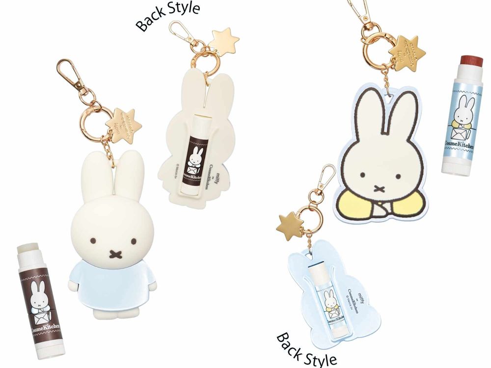 日本Cosme Kitchen×Miffy米飛兔第三波太犯規！四色底妝盤、兔兔護唇吊飾，18款限定萌物一次收！-20