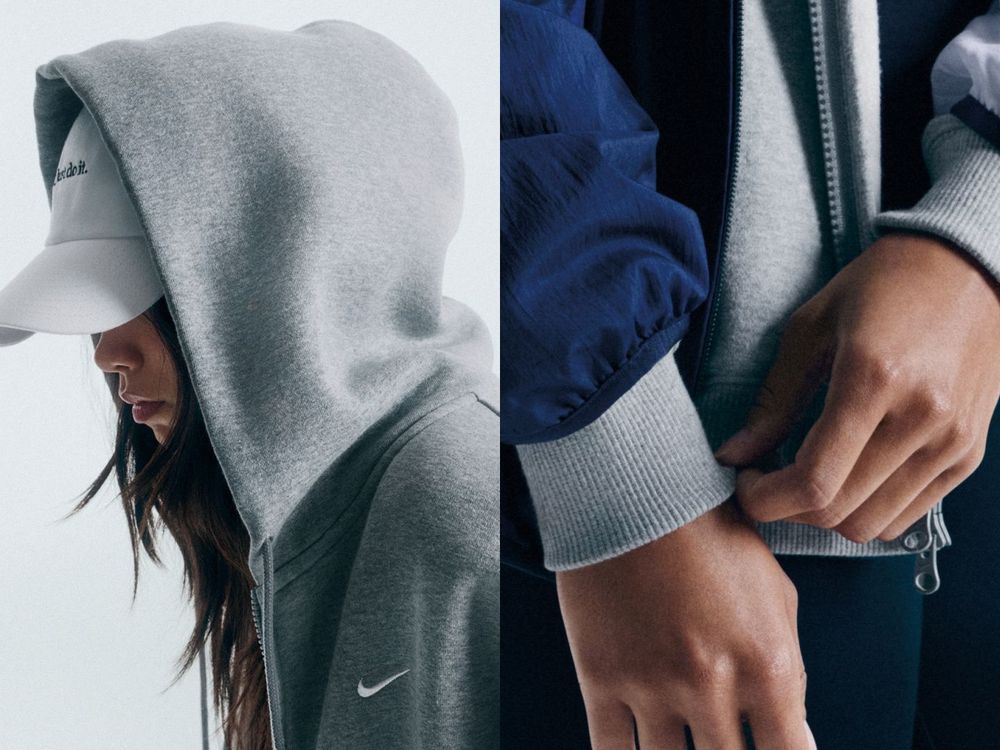 Karina身上那件Nike灰色連帽外套找到了！出自最新女生專屬系列、極簡質感風絕對會愛！-7