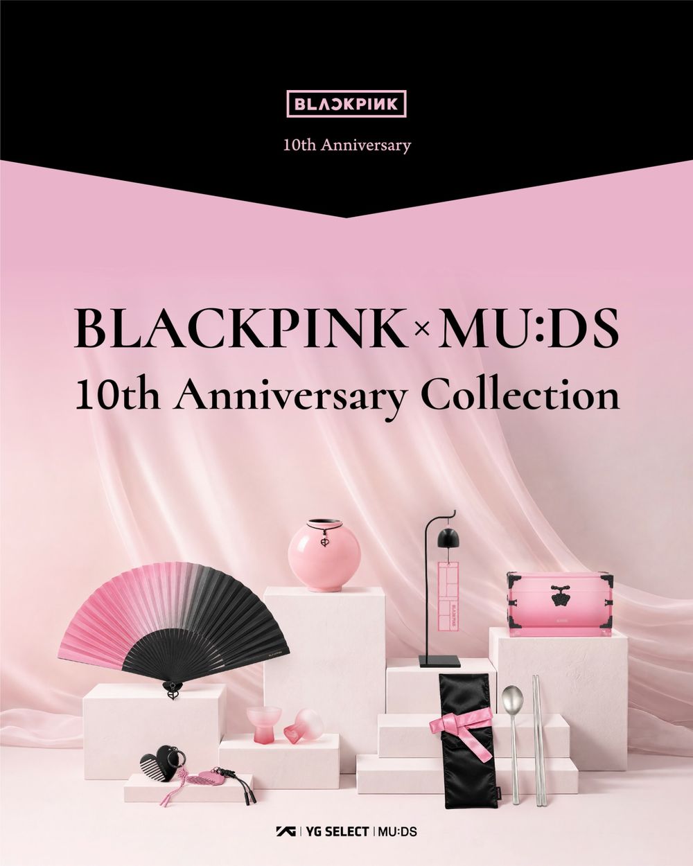 BLINK們準備衝！韓國博物館推BLACKPINK 10週年紀念週邊、「愛心細齒梳&愛心燒酒杯」全都想要！-2