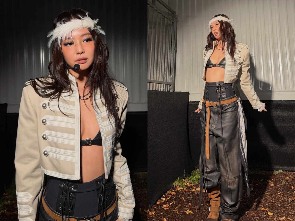 真想到現場！眾女神降臨Lollapalooza！Jennie四套「神級換裝」太驚艷、aespa全員到齊辣翻舞台！-2