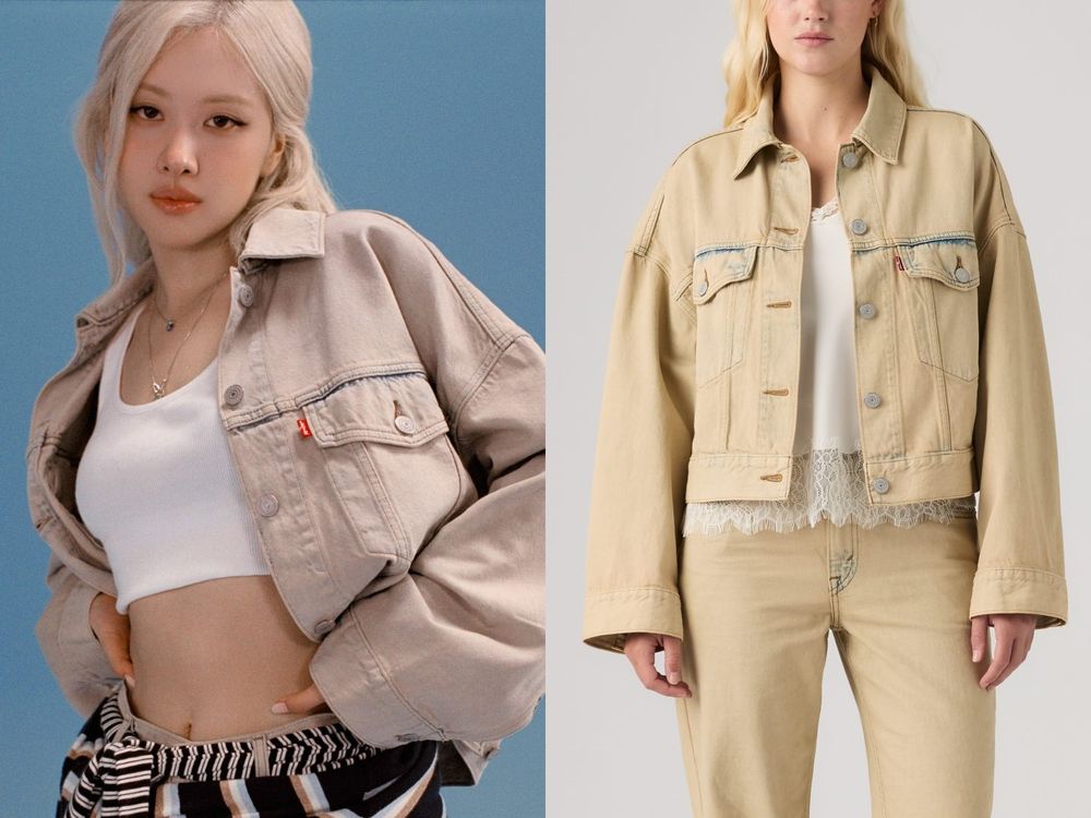 Rosé最新Levi’s廣告「同款牛仔褲」型號都幫你整理好！顯瘦錐形神褲、復古條紋T得要整套收！-6