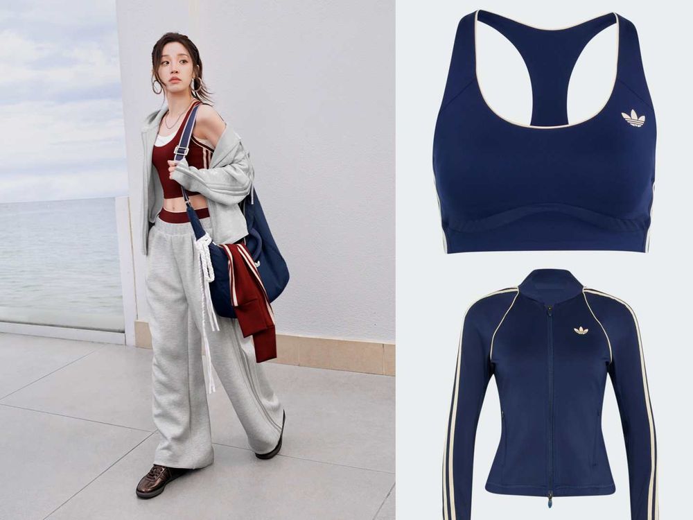 宋雨琦、肯豆都搶穿！adidas Originals全新「三葉草背心、運動褲」美到想天天穿！直接當日常穿也超適合！-6
