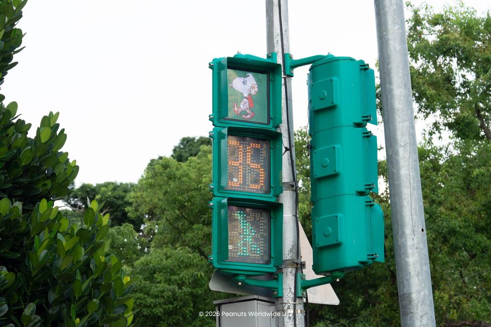 史努比出沒台中！超可愛「兜風史努比&貝兒充氣裝置、歐拉夫紅綠燈」必拍地點一次看！-13