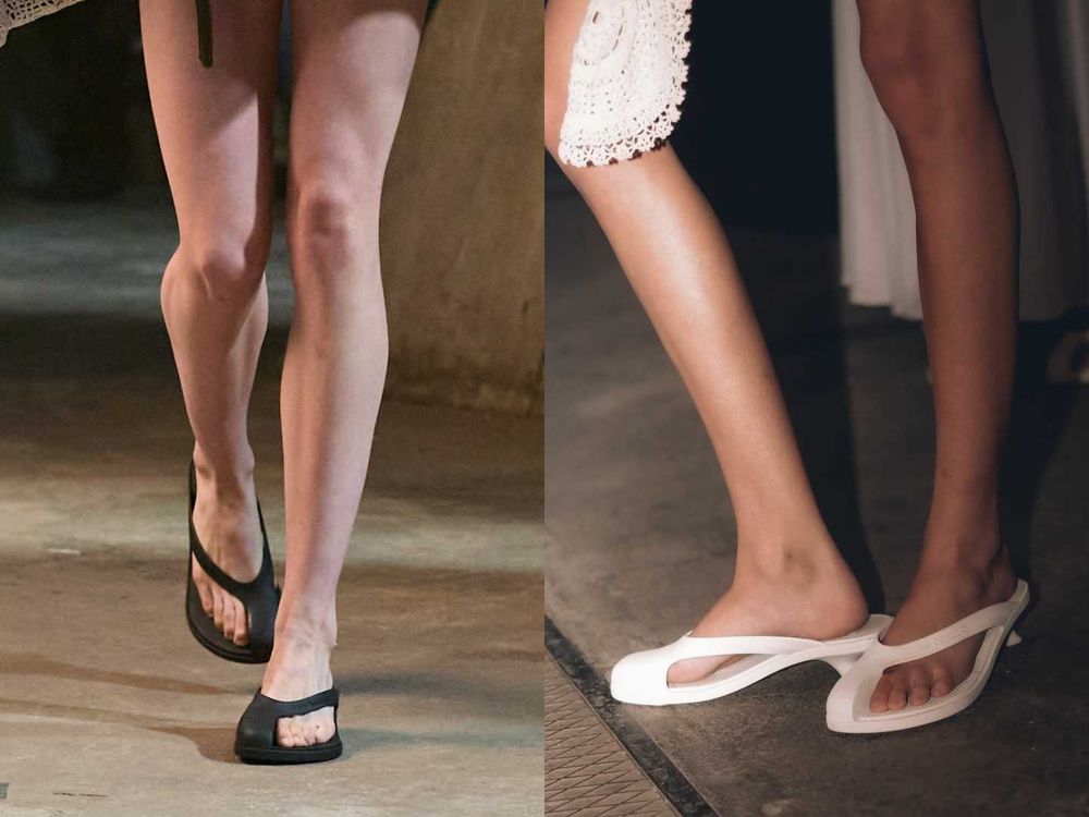 哈瓦仕也加入貓跟鞋戰場！Havaianas首款「夾腳貓跟鞋」曝光！單邊包趾超好看、一亮相就爆紅！-4