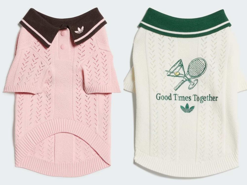 根本拒絕不了親子裝！adidas Originals「網球寵物系列」萌翻登場！百褶小裙、Polo衫可愛到不行！-3
