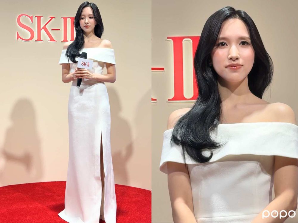 ONCE暴動！Mina來台美到不像真人、親曝「10分鐘發光保養法」，SK-II睽違45年青春精華液終於上市！-6