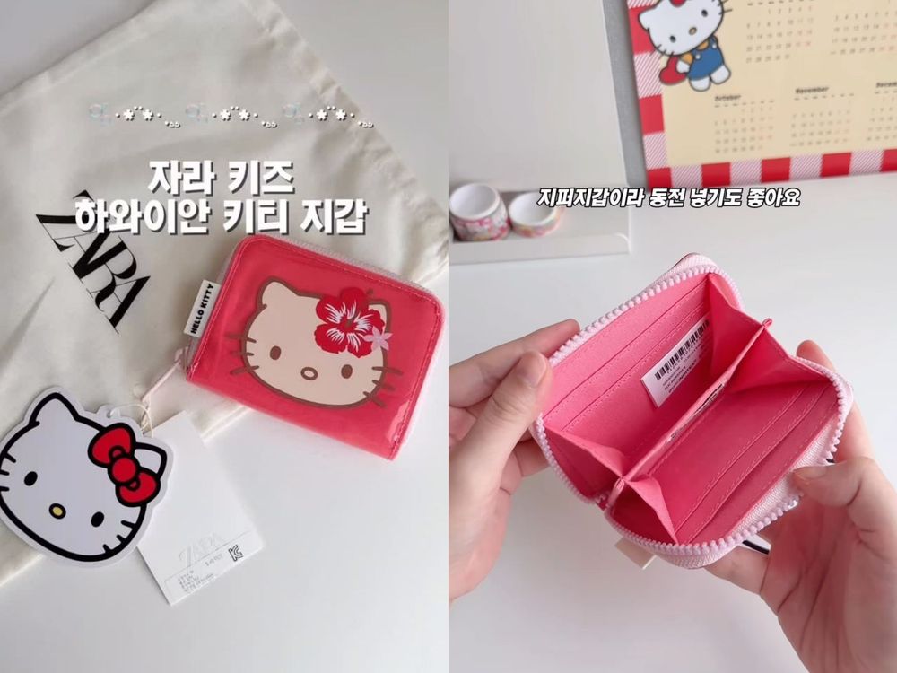 再度敗給ZARA！Kitty新聯名偷偷上架！「格紋蝴蝶結包、托特包」全都有...曬黑娃包必買！-12