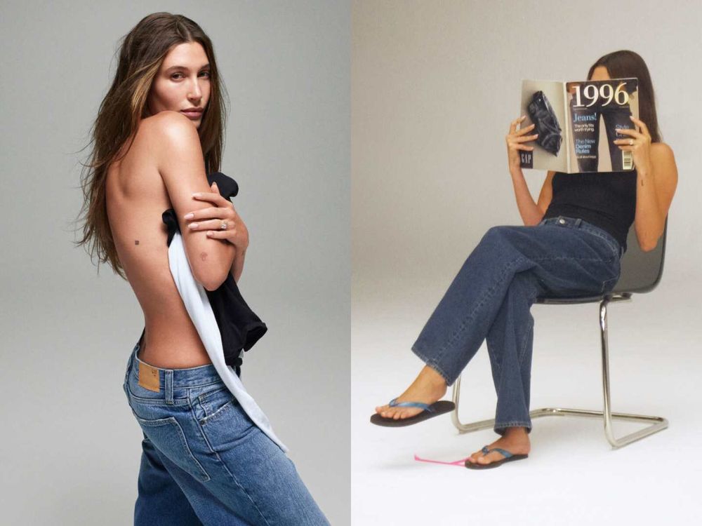 美國已經賣光！Gap聯名Hailey Bieber「神級牛仔褲」台灣預備開賣！兩大版型差在哪、實穿比較一次看！-10