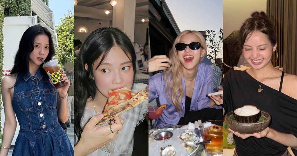 BLACKPINK四仙女5大「美食拍照姿勢」盤點！Rosé這樣拍超自然、Jennie「吃貨照」簡單擺就超可愛！-1