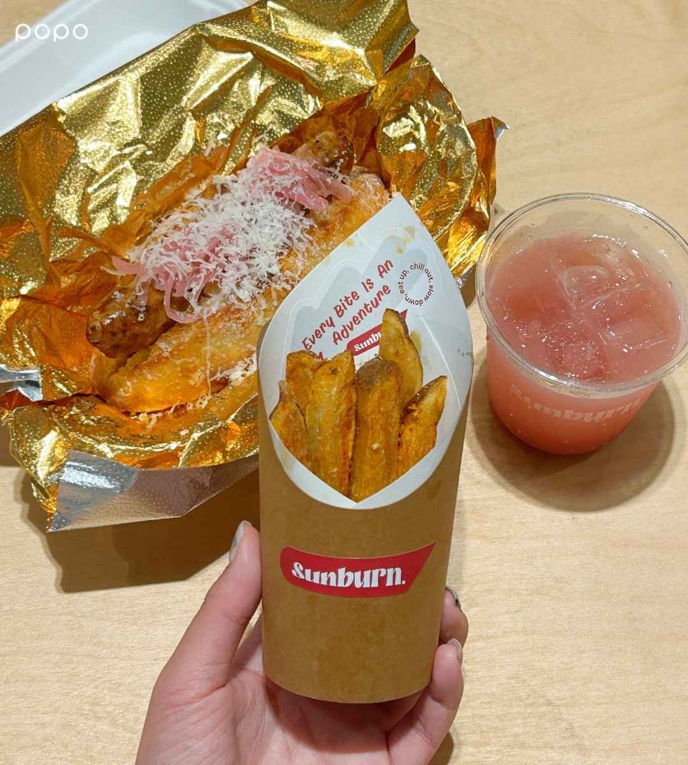 宜蘭人氣熱狗堡餐車sunburn.插旗忠泰樂生活！「日曬番茄手工肉腸+法棍堡、鮮切薯條」必點菜色一次看！-5