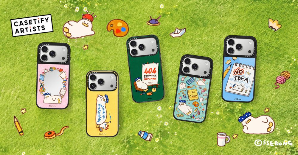 手機殼控準備好！CASETiFY超夯「藍帽小狗」聯名又回來了！呆萌鴨鴨、冷靜SOSO全都萌翻...每款都想收！-4