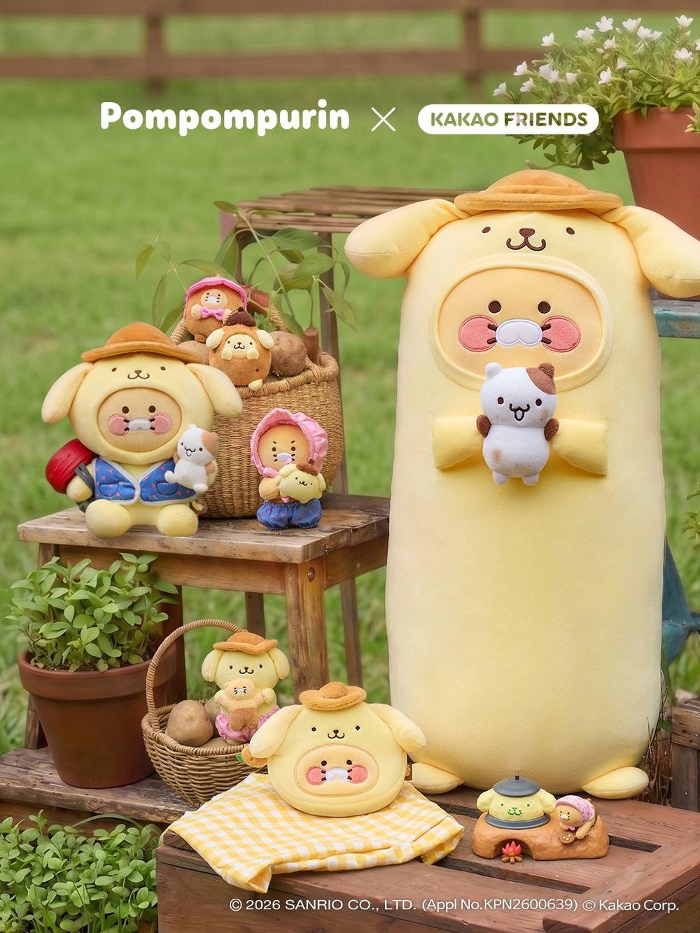 Kakao Friends跟布丁狗聯名了！「農夫春植玩偶」超萌、「馬鈴薯布丁狗」根本SVT玟奎本人？-13