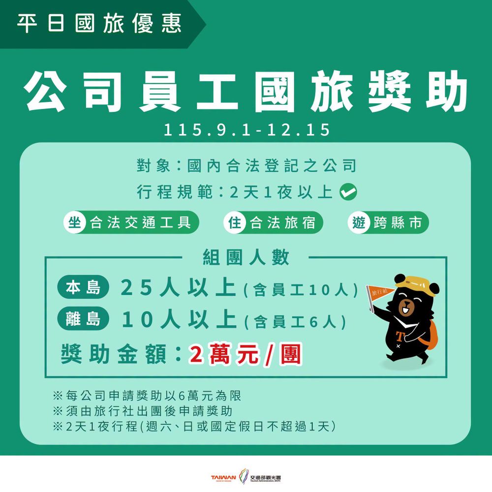 2026國旅補助來了！哪裡申請、5大優惠方案懶人包一次看，Klook再推「訂房送行程」P人專屬優惠！-7