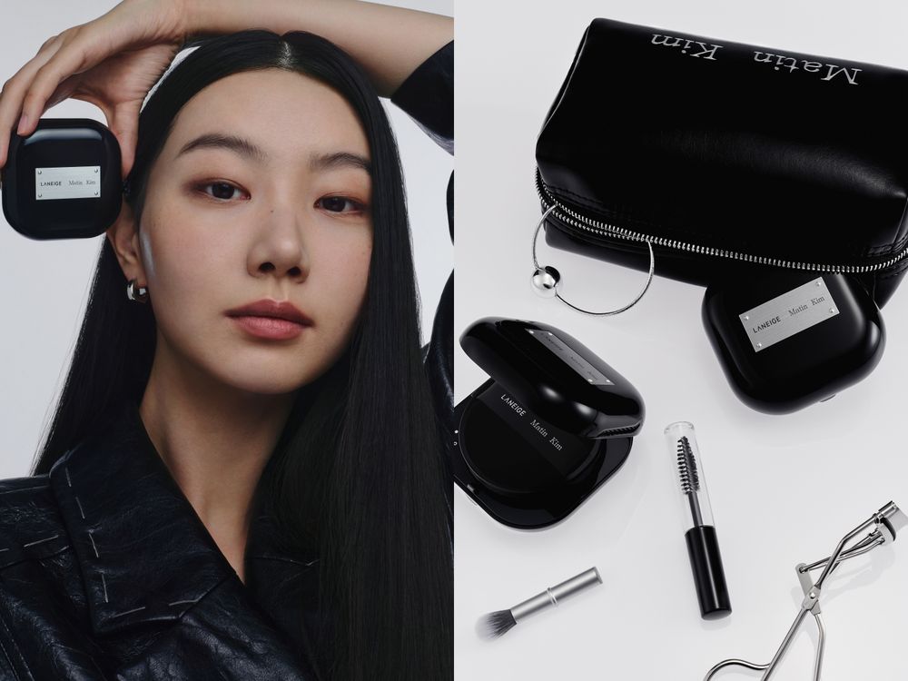 LANEIGE × Matin Kim極限黑聯名太帥！5大明星商品全部「黑化」，買氣墊直接送Matin Kim肩背包！-10