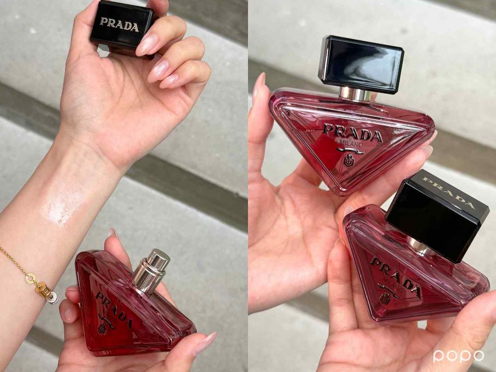 邊佑錫那支紫色唇膏台灣也買得到！PRADA「幻光紫潤唇膏、嫩紫三角形腮紅」顛覆色彩美學，原來黃肌也能這麼適合清新紫粉色！-6