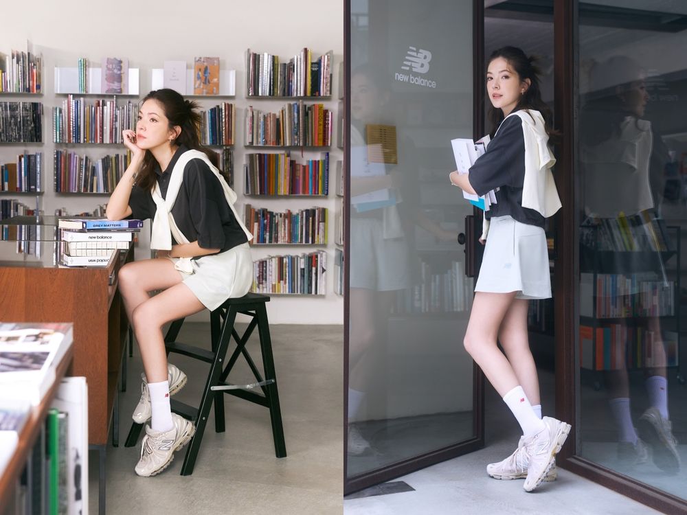 NB最時髦Grey系列不會讓你失望！ 女神許瑋甯示範「3套女生球鞋穿搭」直接照抄帶走就對了！-3