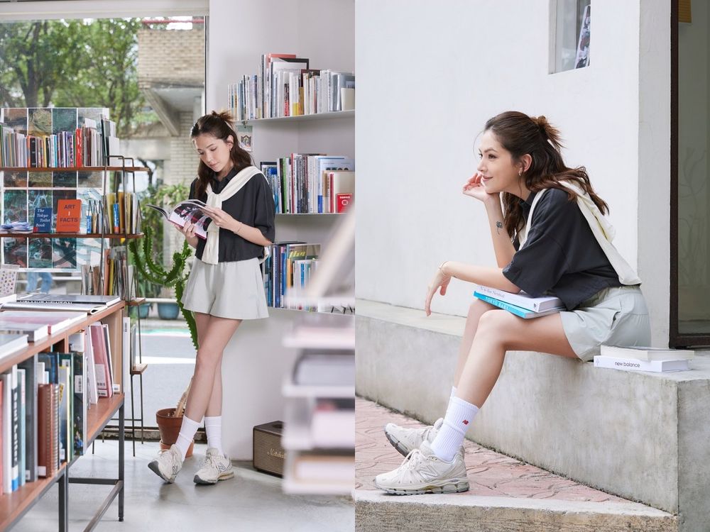 NB最時髦Grey系列不會讓你失望！ 女神許瑋甯示範「3套女生球鞋穿搭」直接照抄帶走就對了！-8