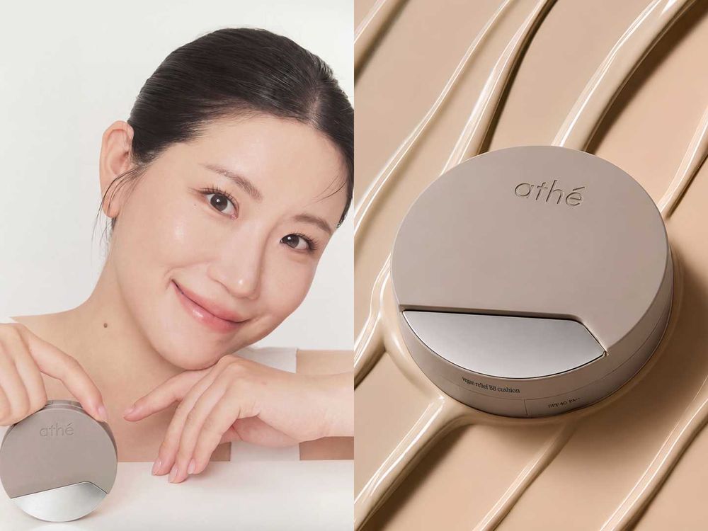韓網公認最期待底妝出爐！athé「刮刀氣墊」自帶磁吸式刮刀，一抹、二拍打造清潭洞美容室等級水煮蛋肌！-2