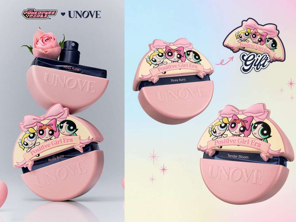 SVT金玟奎髮品愛牌聯名《飛天小女警》！UNOVE洗髮精＆髮膜印上小女警愛心插畫，韓妞最愛髮香水、護手霜附贈超萌頭套！-12