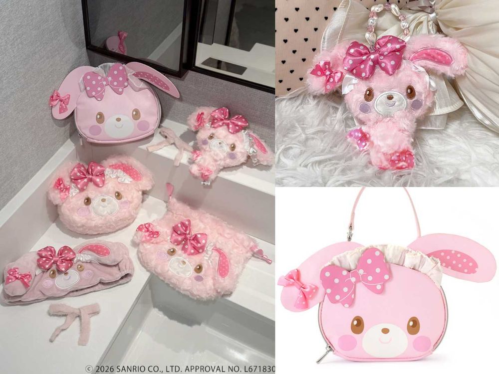 日妞愛牌GRL也聯名三麗鷗！曬黑Kitty、花小兔一口氣全登場！童年回憶「蜜糖邦尼」也來了、復古控有福了！-9