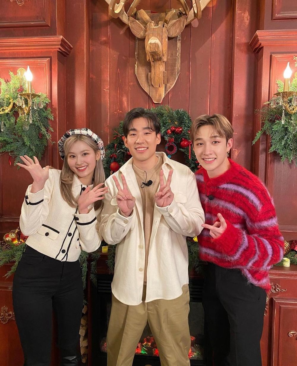 盤點感情超好的韓娛男女組合！Jennie&WOODZ神仙友情引熱議，方燦&Sana姊弟情互動爆笑-2