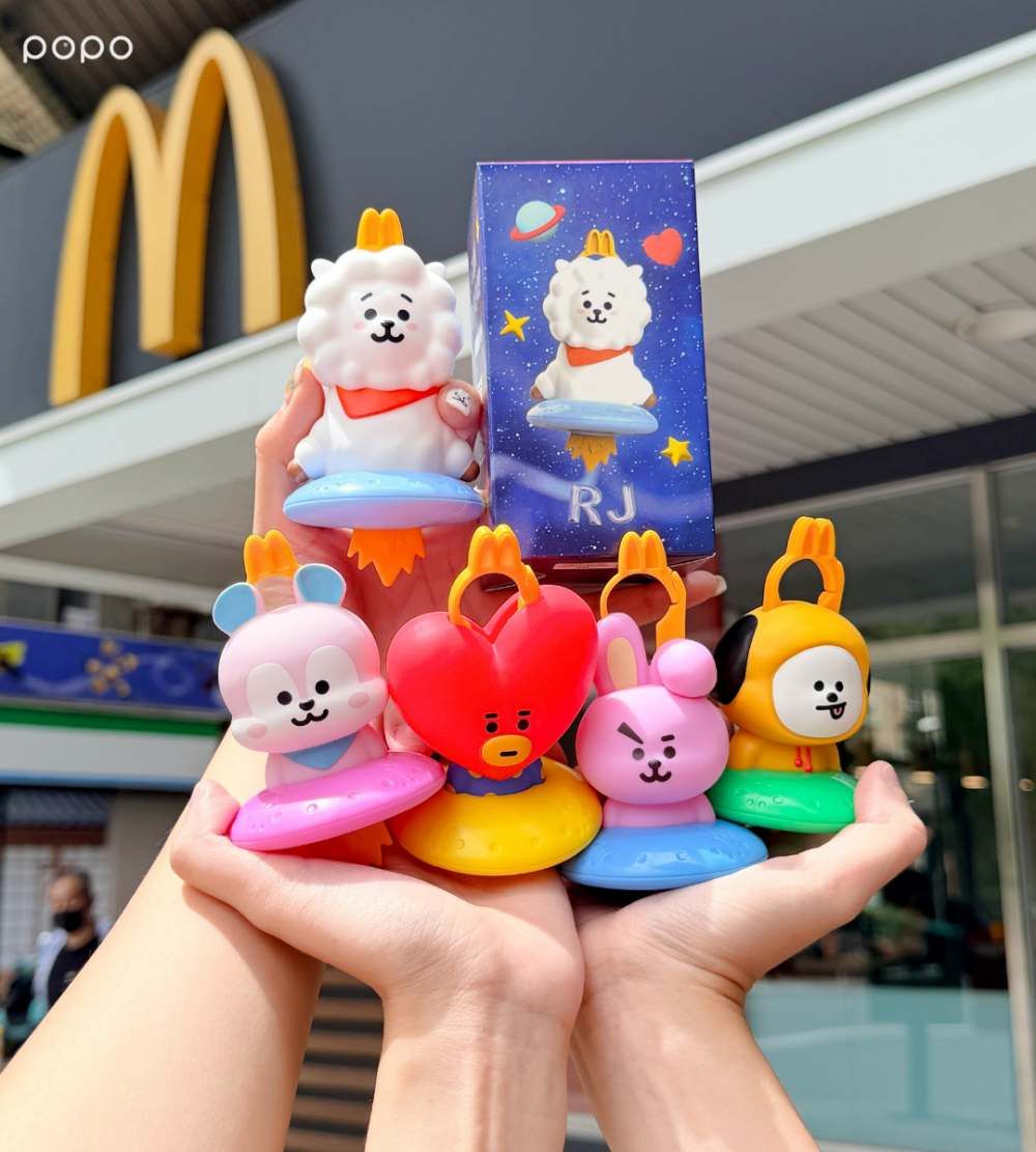阿米快衝麥當勞！最新「太空梭系列」BT21公仔8款造型萌翻、再推超欠吃「煙燻勁脆鷄腿堡」！-10
