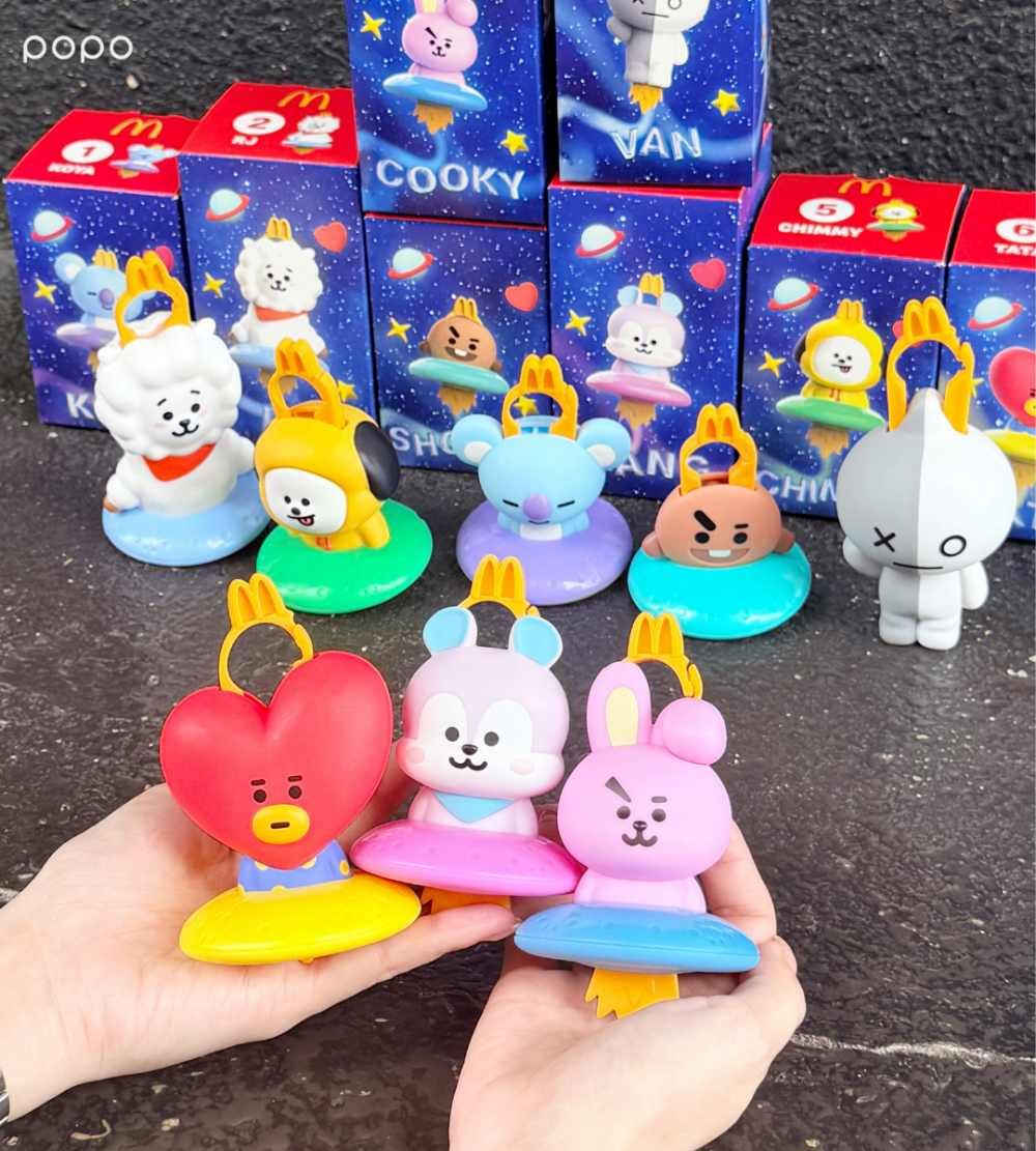 阿米快衝麥當勞！最新「太空梭系列」BT21公仔8款造型萌翻、再推超欠吃「煙燻勁脆鷄腿堡」！-6