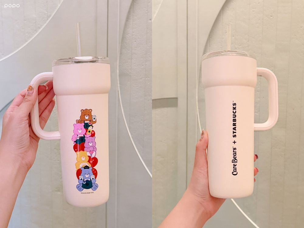 星巴克跟Care Bears聯名啦！超可愛「店員分享熊玩偶、溫柔小熊立體馬克杯」全都想要買！-5