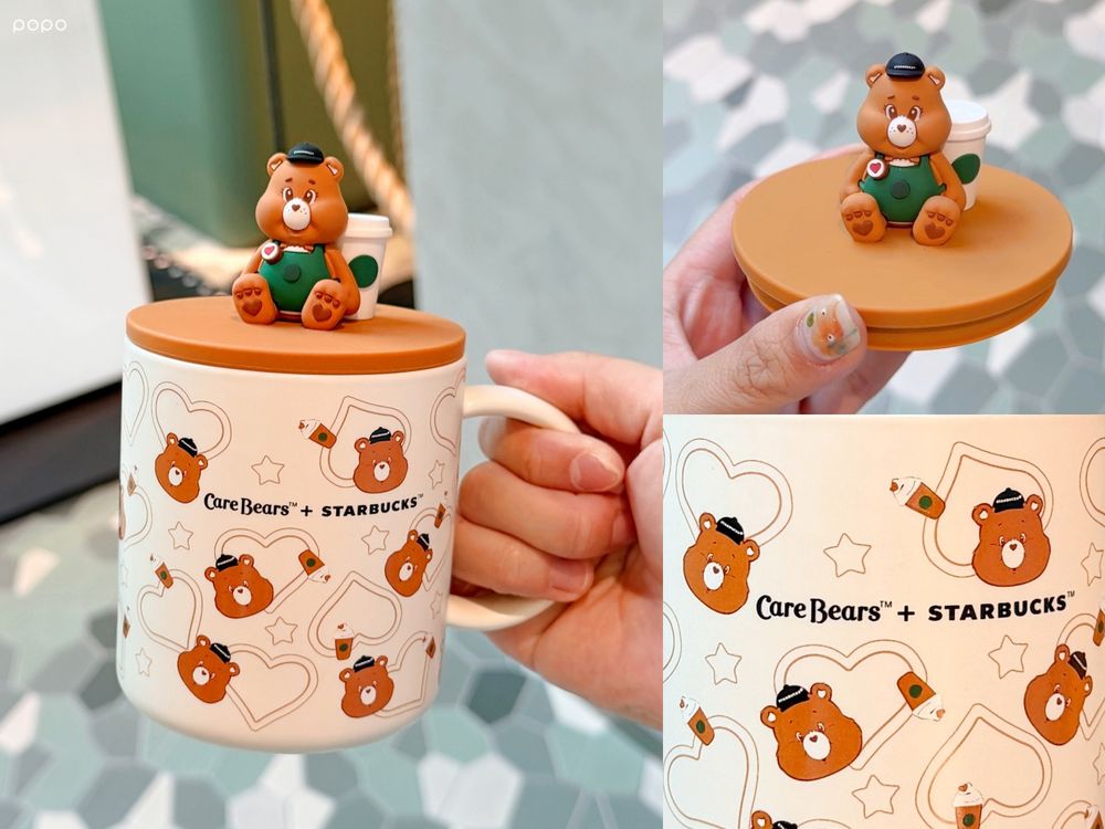 星巴克跟Care Bears聯名啦！超可愛「店員分享熊玩偶、溫柔小熊立體馬克杯」全都想要買！-2