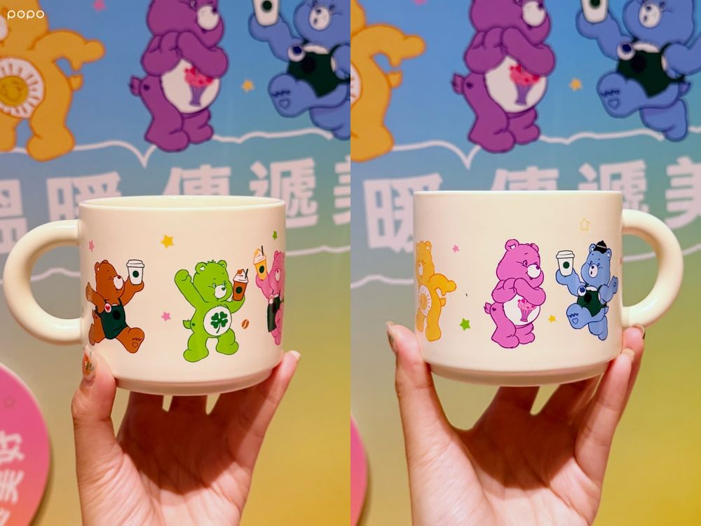 星巴克跟Care Bears聯名啦！超可愛「店員分享熊玩偶、溫柔小熊立體馬克杯」全都想要買！-4