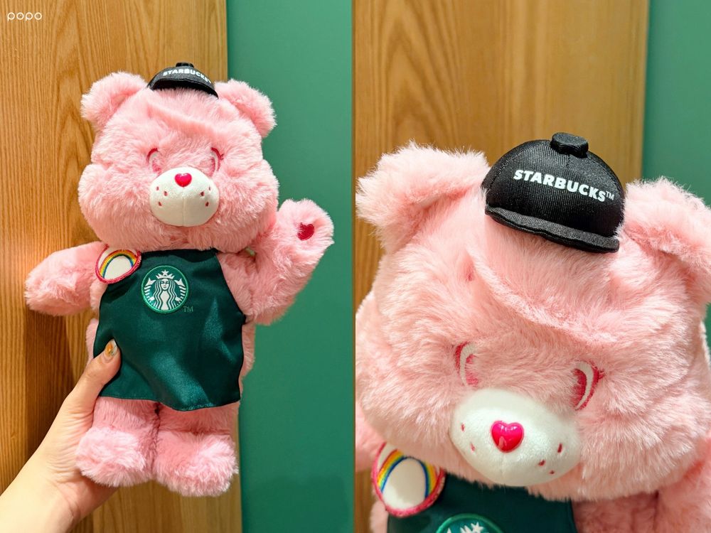 星巴克跟Care Bears聯名啦！超可愛「店員分享熊玩偶、溫柔小熊立體馬克杯」全都想要買！-7