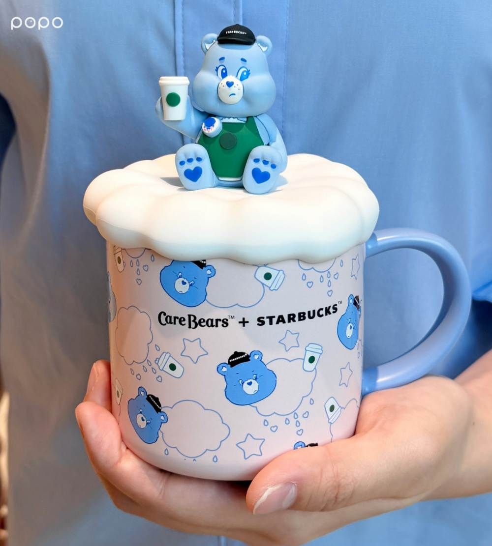 星巴克跟Care Bears聯名啦！超可愛「店員分享熊玩偶、溫柔小熊立體馬克杯」全都想要買！-13