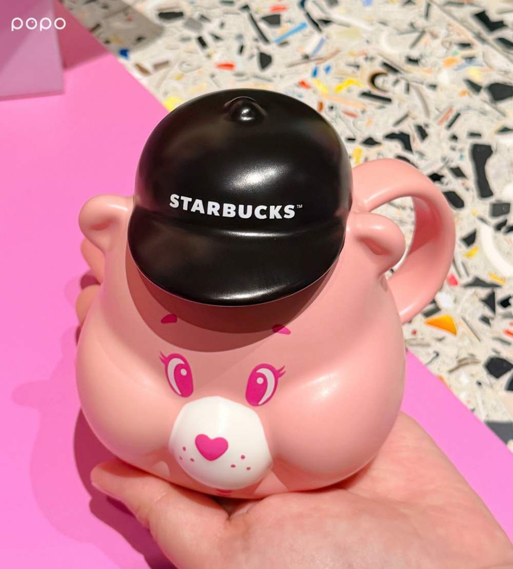 星巴克跟Care Bears聯名啦！超可愛「店員分享熊玩偶、溫柔小熊立體馬克杯」全都想要買！-21