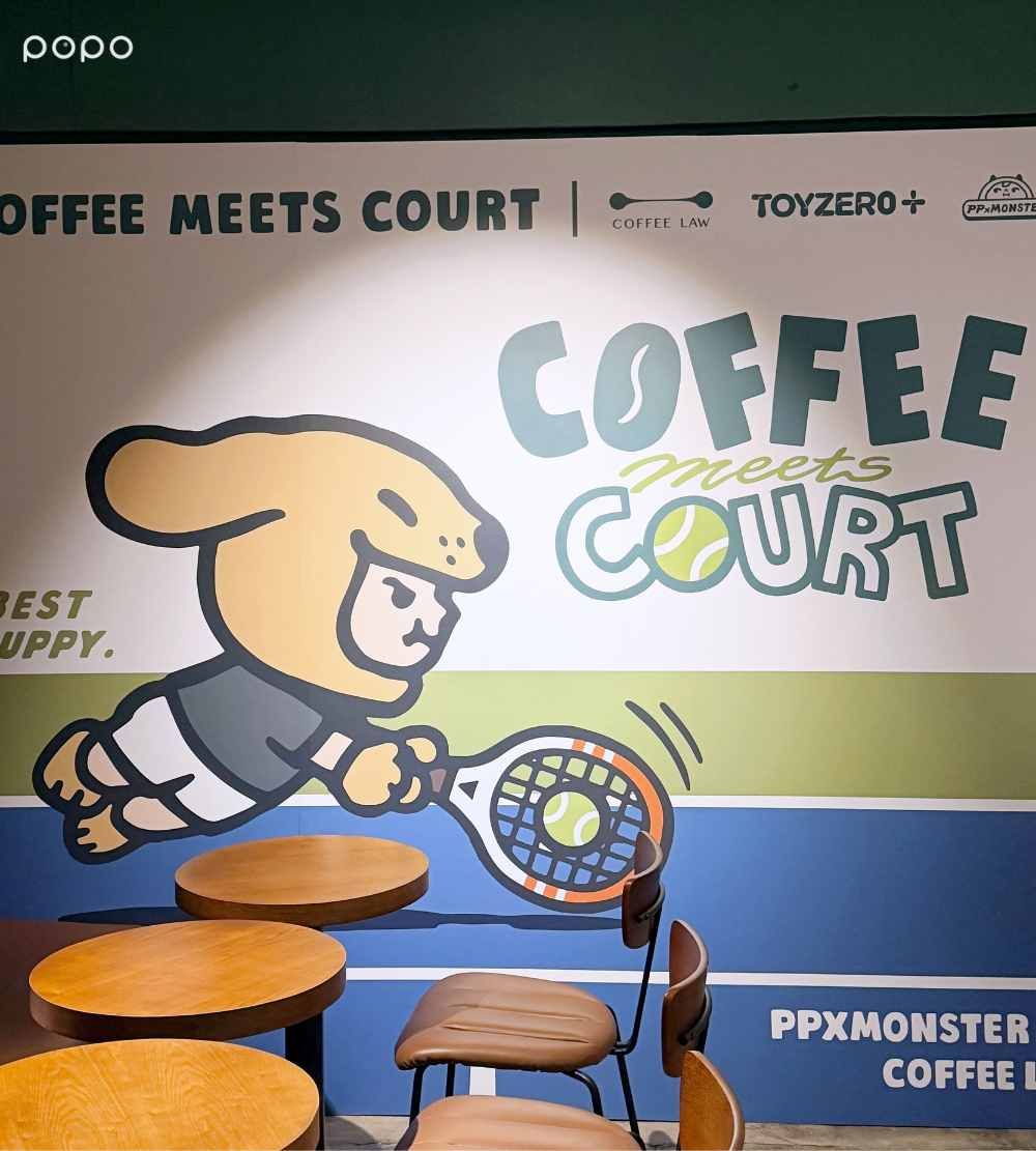 COFFEE LAW跟PP X MONSTER聯名啦！超萌「飛天耳網球狗狗吊飾、運動小毛巾」狗控買到失心瘋！-2