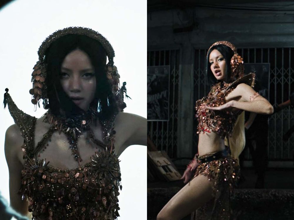 LISA回歸沒在開玩笑！先行曲〈SaWaDiKa〉一口氣換6套！直接化身泰國黃金女王、真不愧是行走的Diva！-3