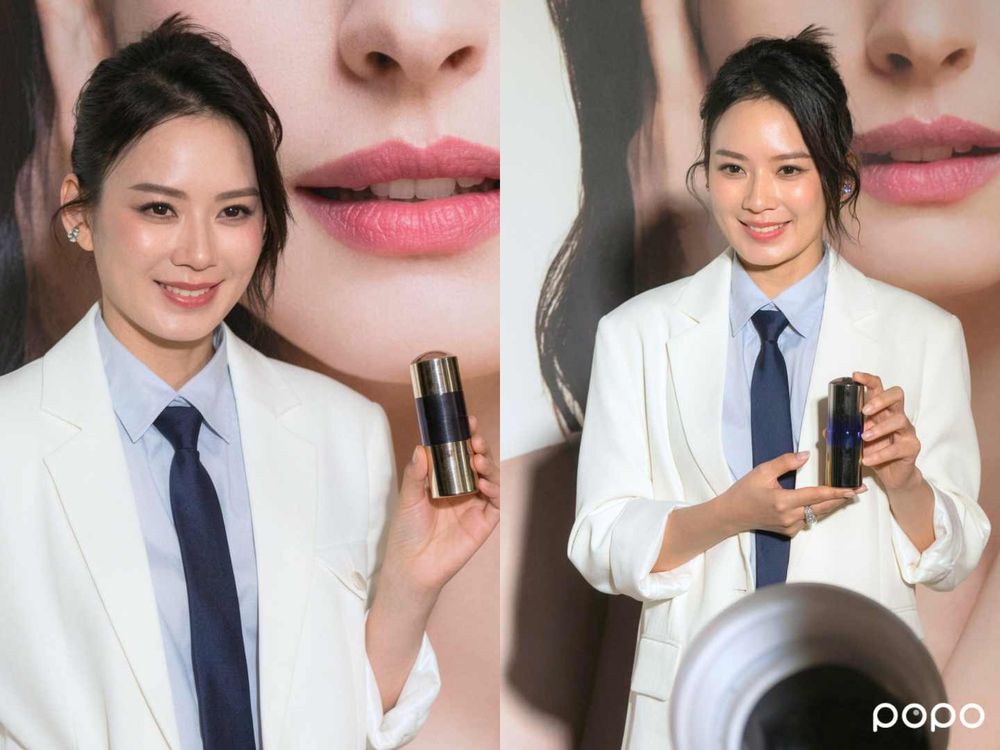 47歲Melody狀態太狂！最新凍齡秘訣「不只瘦更要有肌肉」，資生堂全新「超級精華」登場、信義A8快閃免費AI肌膚檢測！-7