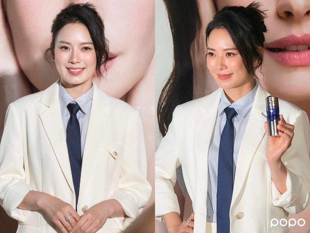47歲Melody狀態太狂！最新凍齡秘訣「不只瘦更要有肌肉」，資生堂全新「超級精華」登場、信義A8快閃免費AI肌膚檢測！-6