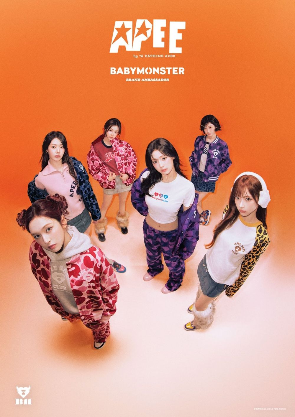 女生必逛APEE快閃店來了！BABYMONSTER愛牌「迷彩上衣、LOGO款」現貨光速消失中！-6