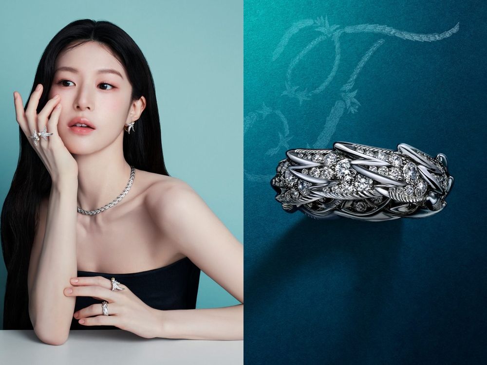 Tiffany雙女神的摯愛！Rosé、高允貞都愛上的「石上鳥項鍊、戒指」黃金小鳥、奢華又百搭！-6